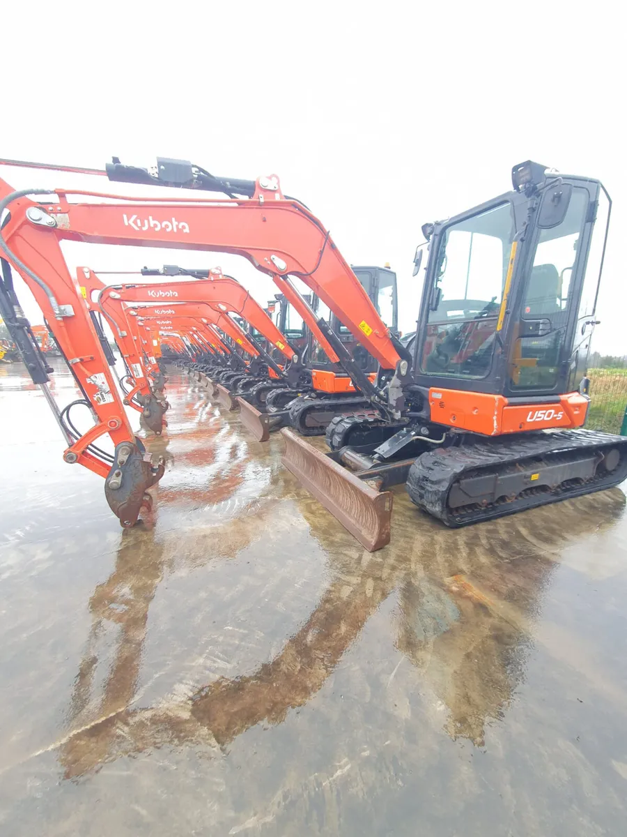 Selection of Kubota u50-5 - Image 2