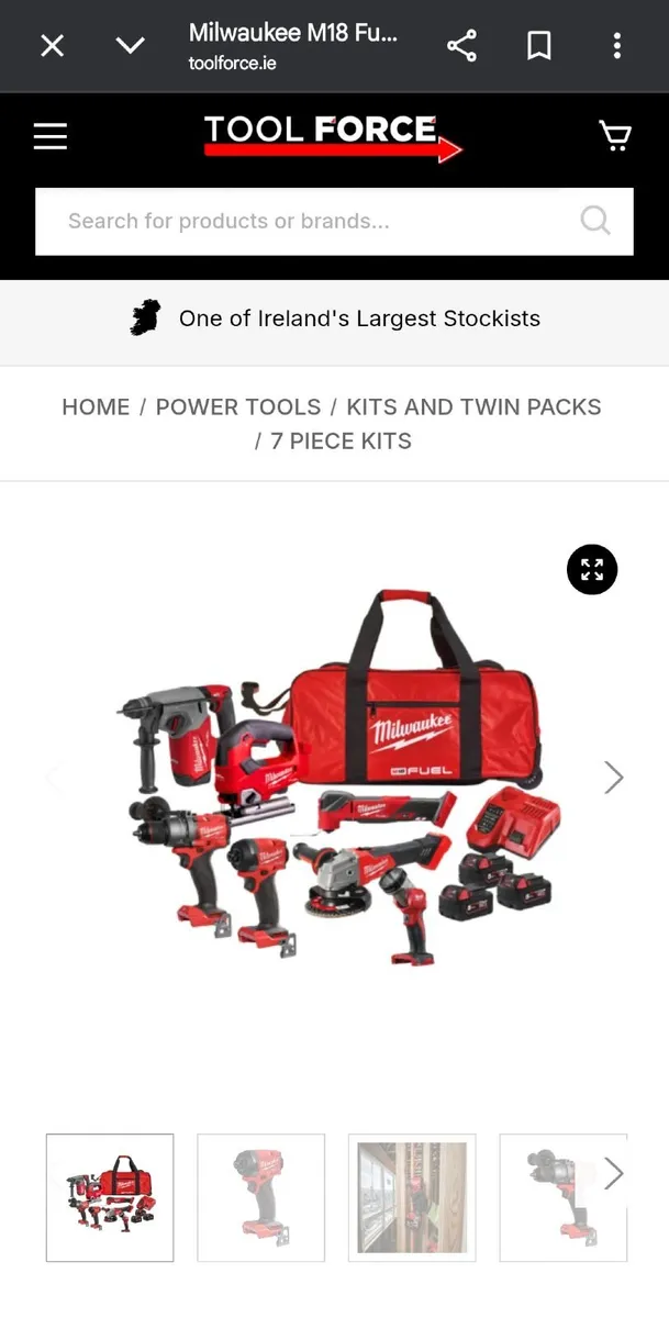 Milwaukee m18 fuel 6 piece power pack Power tools - Image 2