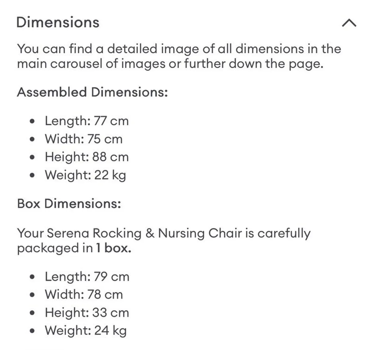 Serena Rocking & Nursing Chair Gaia Baby - Image 4