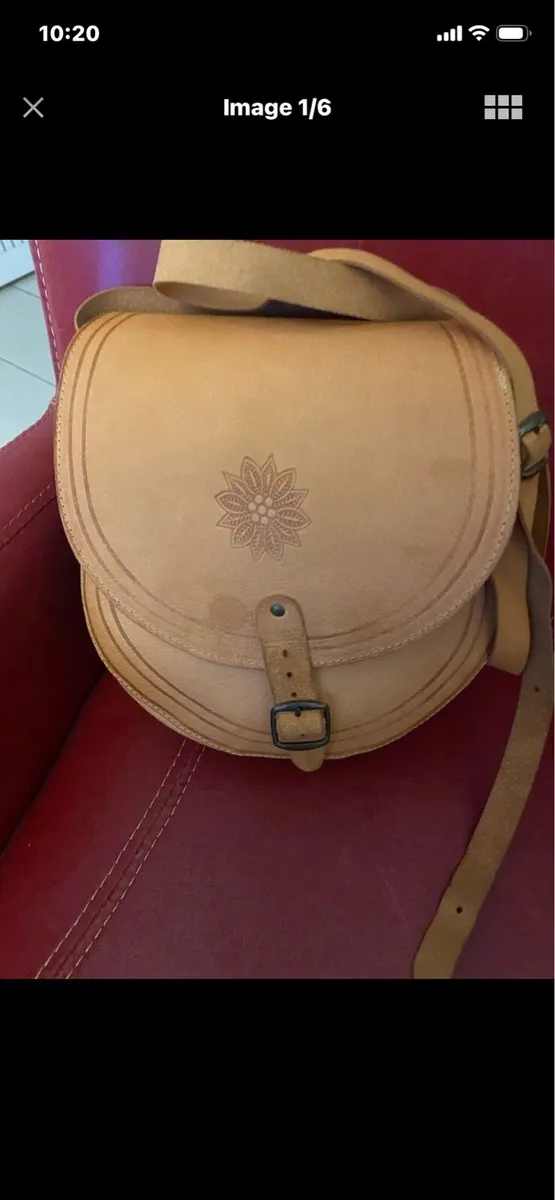 Leather Shoulder Bag - Image 1