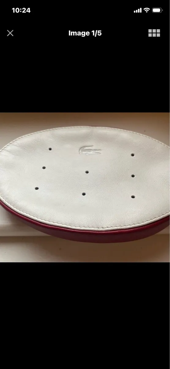 Lacoste Leather Perfume/ Toiletry Purse - Image 1