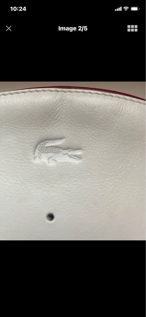 Lacoste Leather Perfume/ Toiletry Purse - Image 2