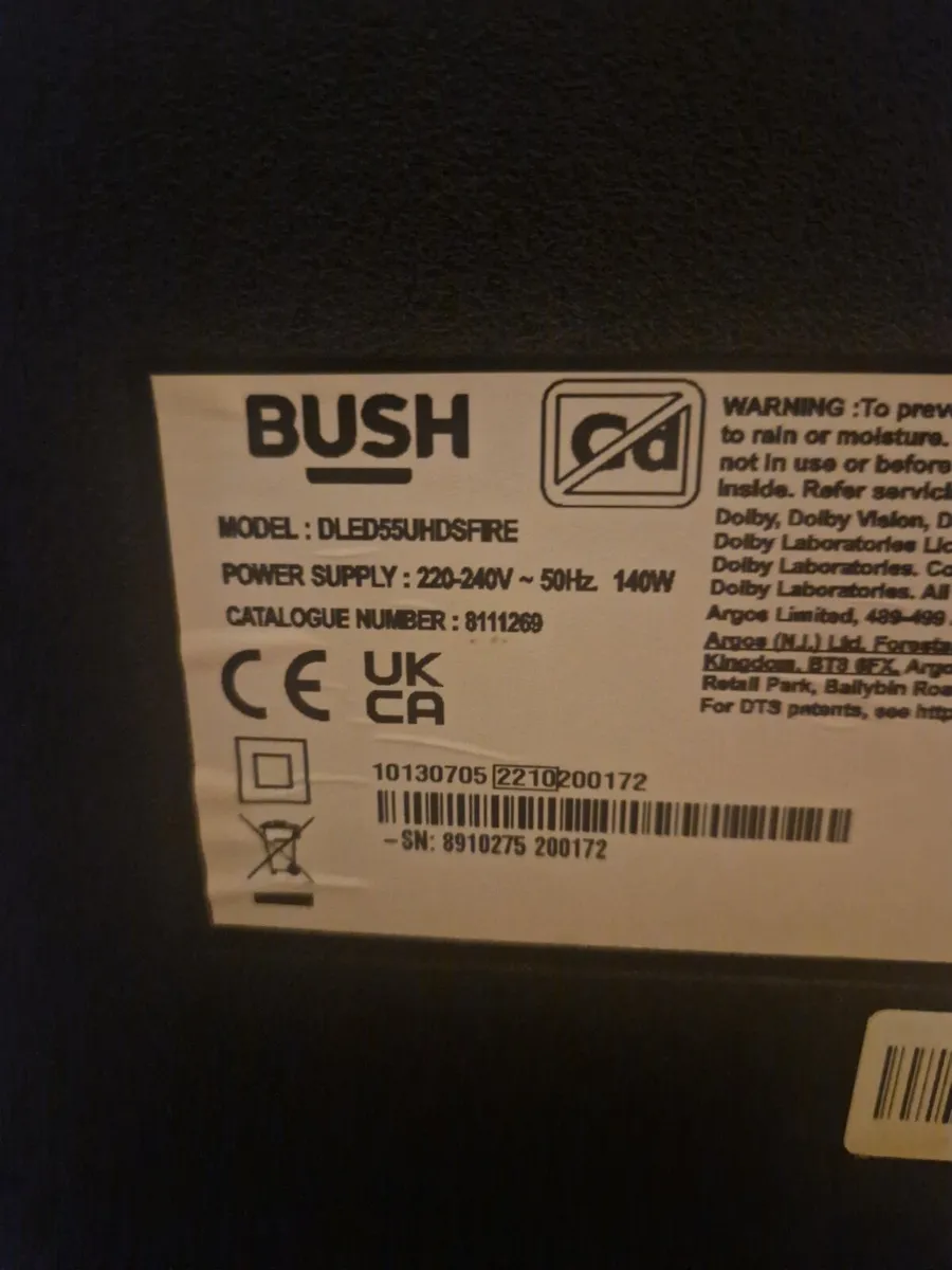 Tv, Television Bush  4K Ultra HD Smart Fire TV 55" - Image 2