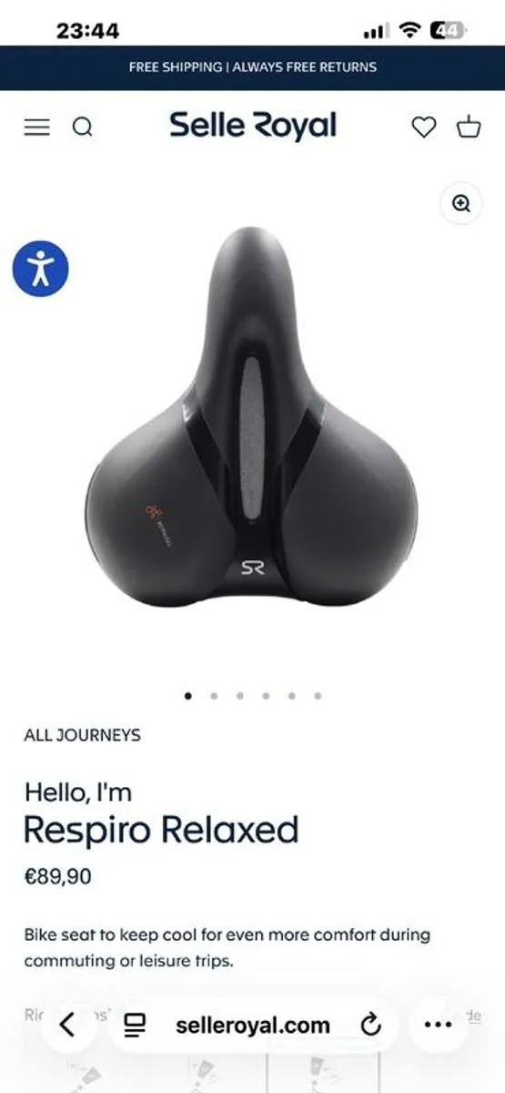 Bike Saddle Selle Royal Respiro Relaxed - Image 3