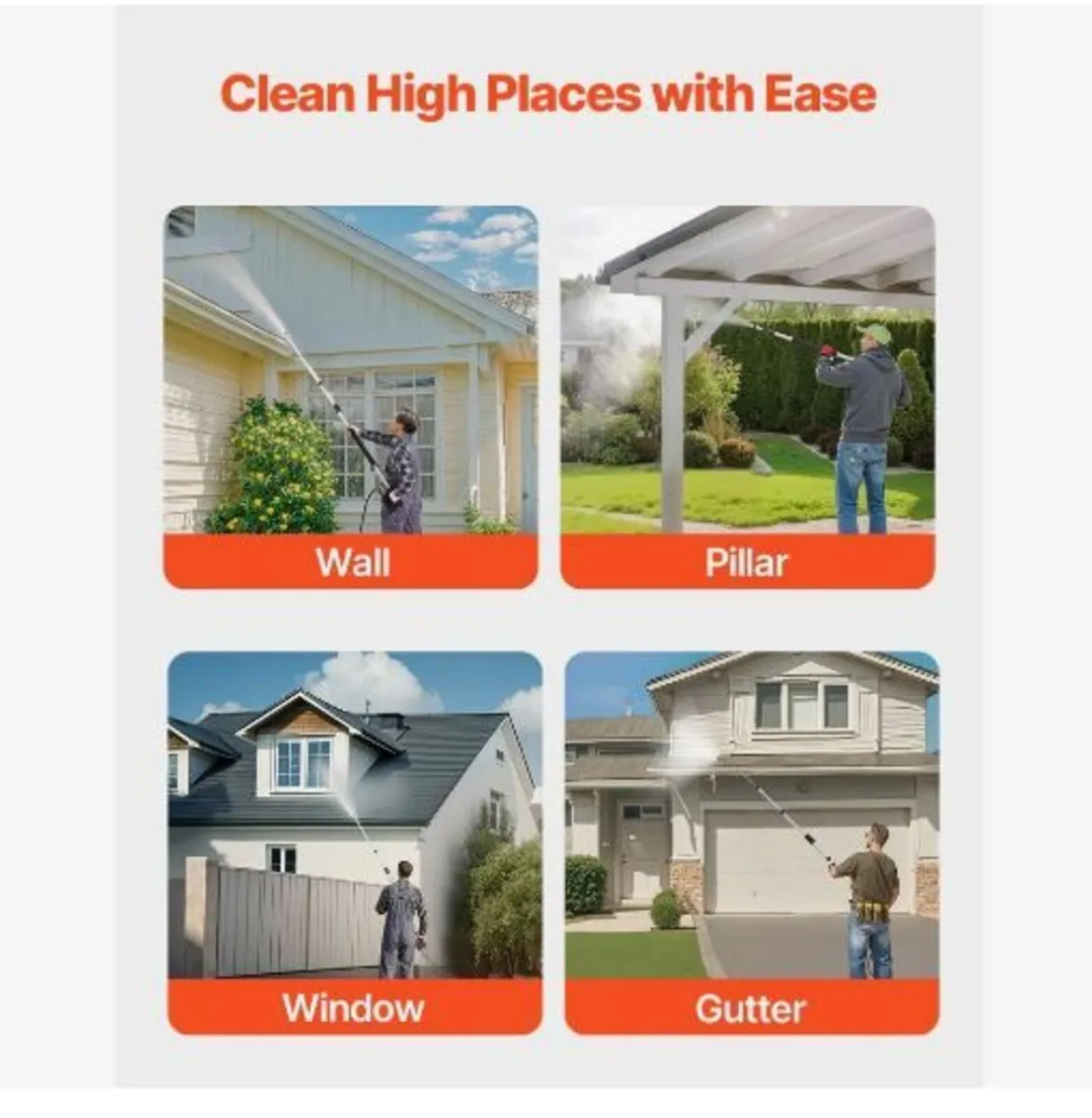 Pressure Washer Telescoping Wand, 24 ft - Image 4