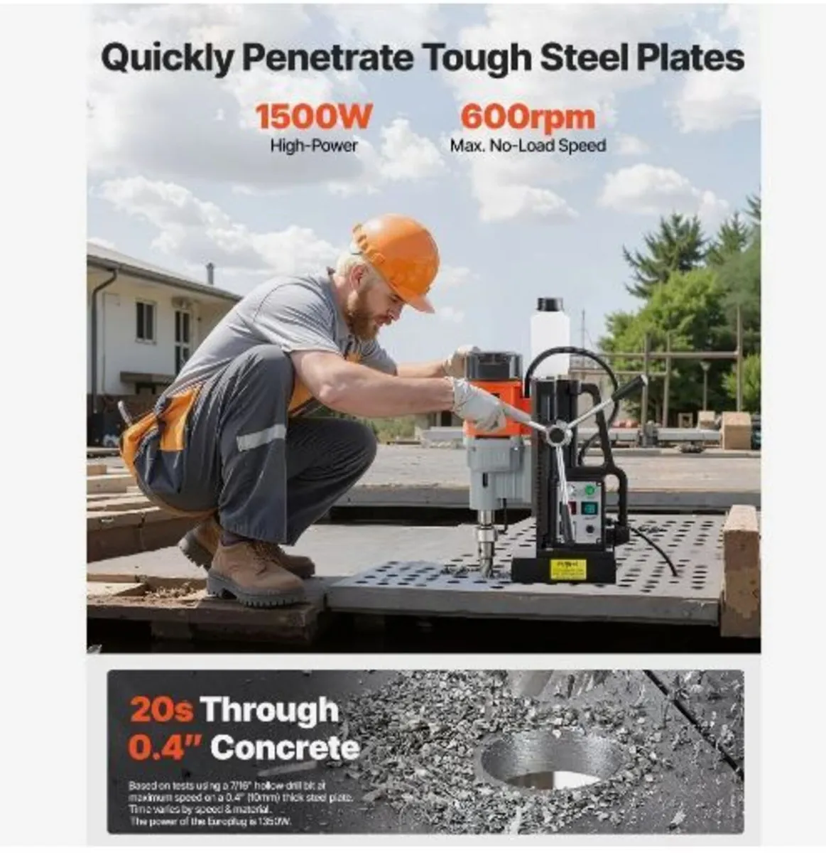 Magnetic Drill Press, 1500 W, 60 mm - Image 3