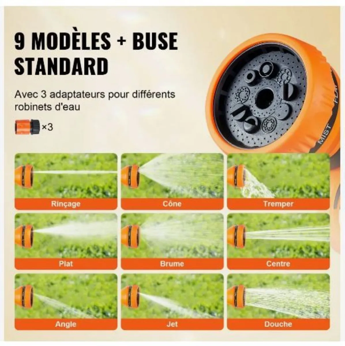 Retractable Hose Reel Water Hose Reel 25m x 1.3cm - Image 4