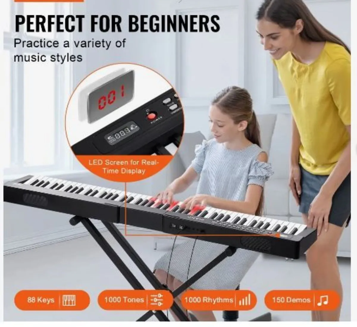 88 Key Digital Piano Keyboard - Image 2