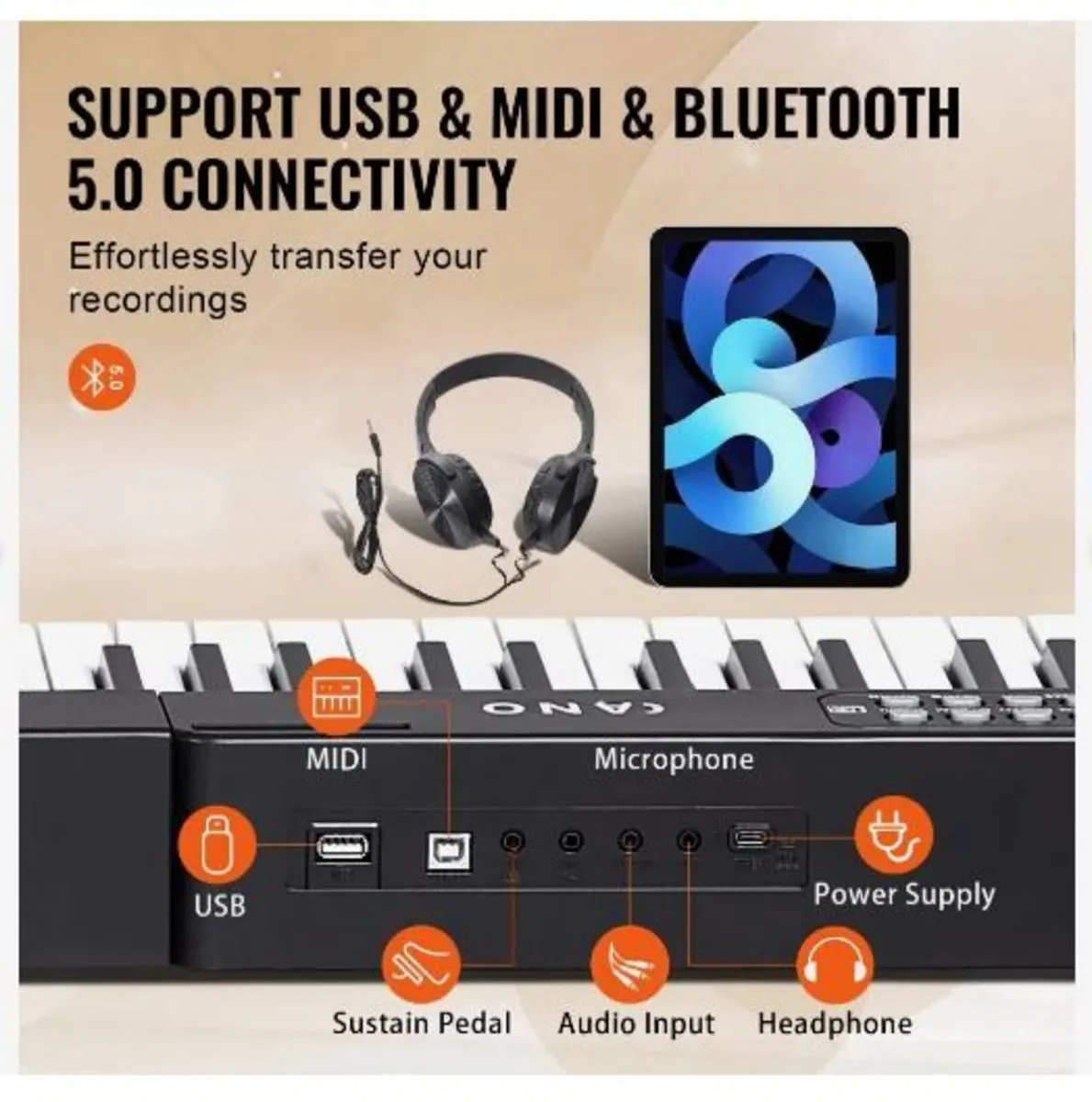 88 Key Digital Piano Keyboard - Image 4