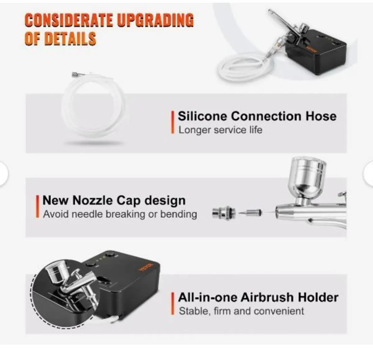 Airbrush Kit, Portable Airbrush Set - Image 2
