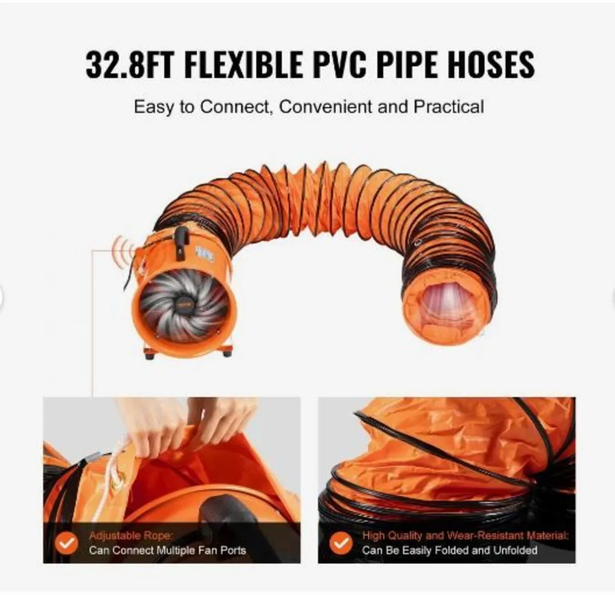 Portable Ventilator, 304.8mm Heavy Duty Cylinder - Image 4