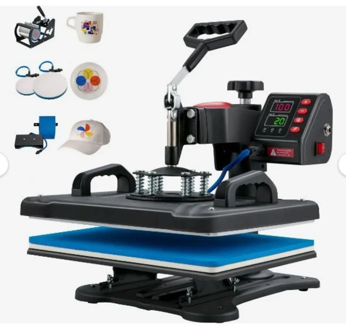 Heat Press, 5 in 1 Heat Press Machine - Image 3