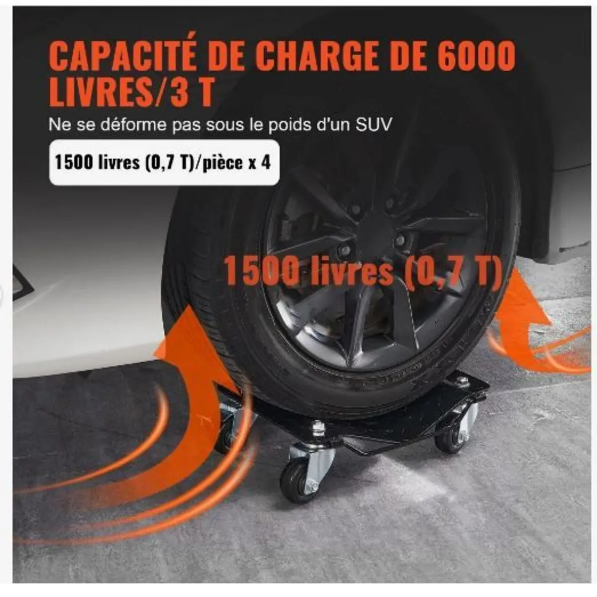 Car Dolly Wheel Tire Dolly 4 PCS - Image 3