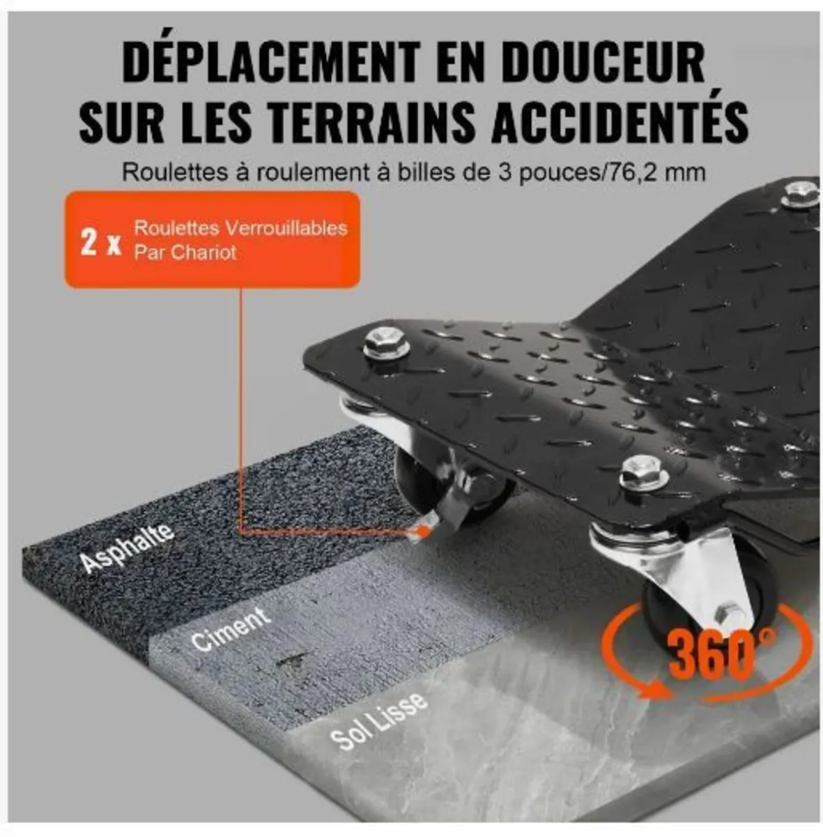 Car Dolly Wheel Tire Dolly 4 PCS - Image 4