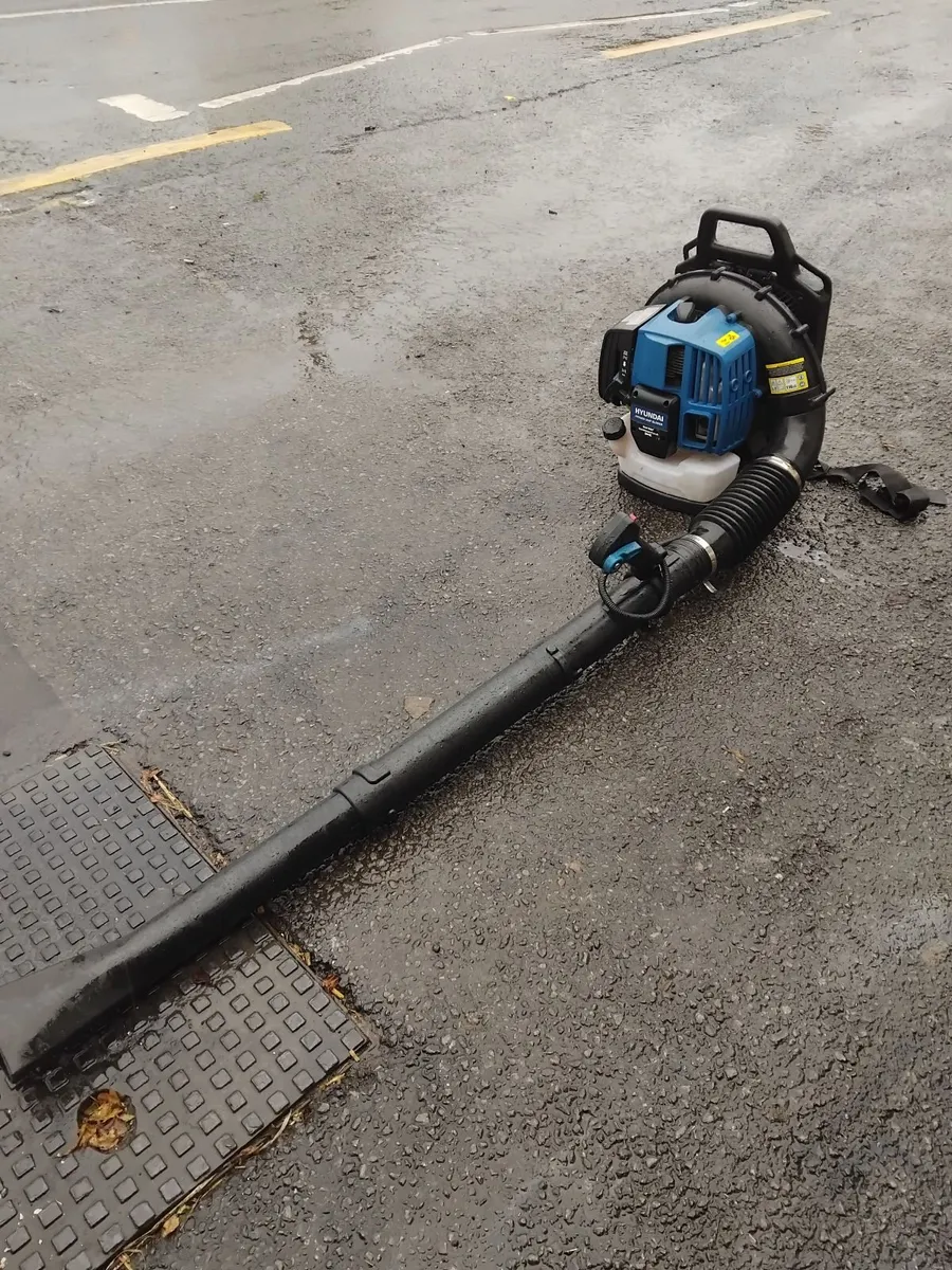 New Hyundai leaf blower petrol running well - Image 1