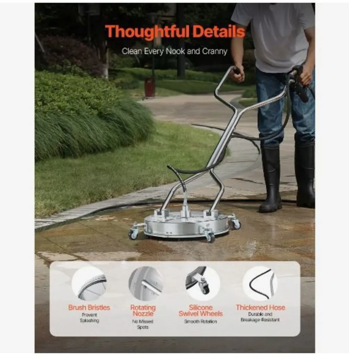 18" Pressure Washer Surface Cleaner - Image 2