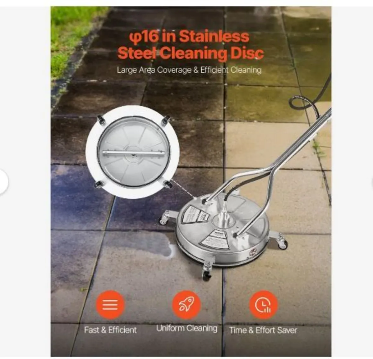 18" Pressure Washer Surface Cleaner - Image 3