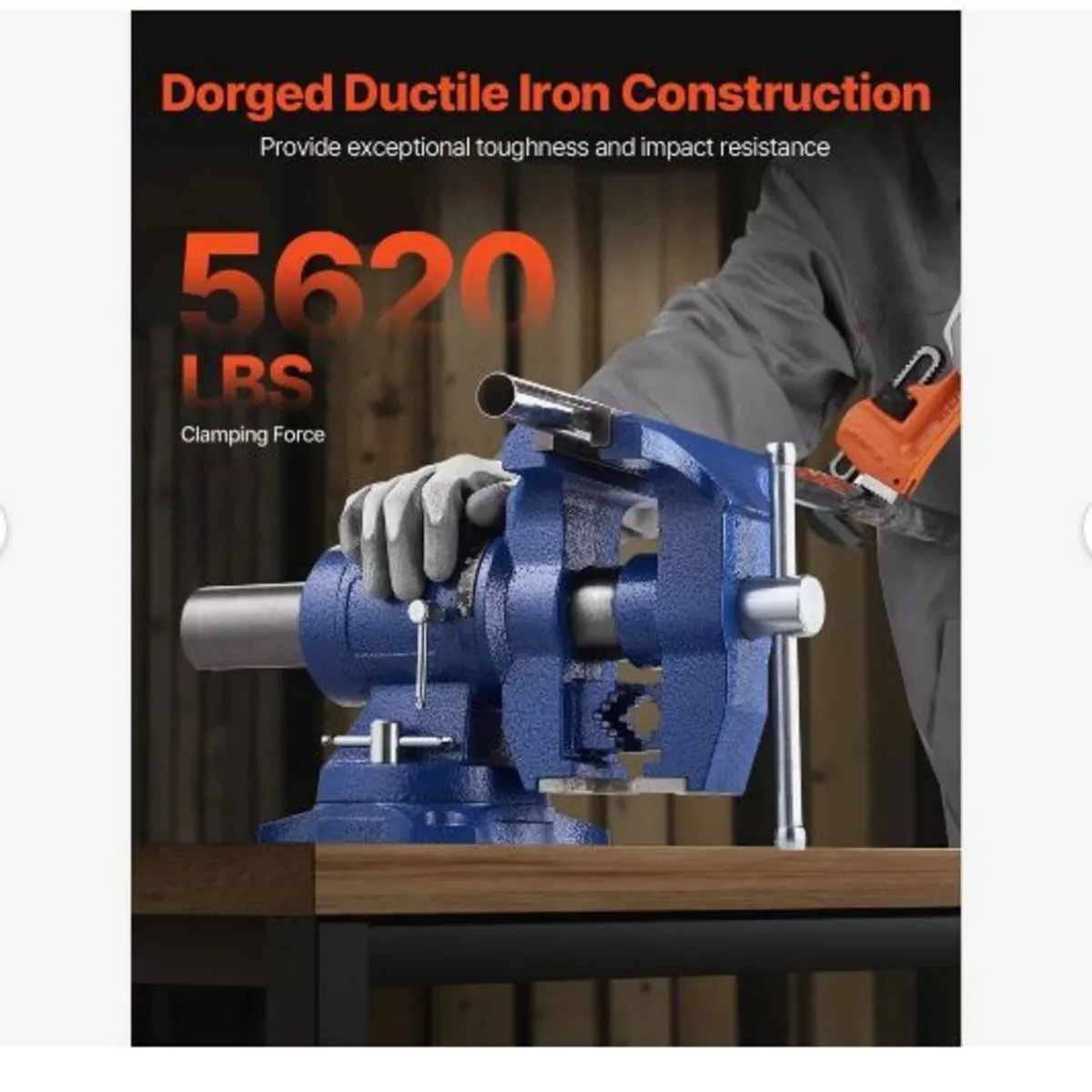 Heavy Duty Bench Vise - Image 3