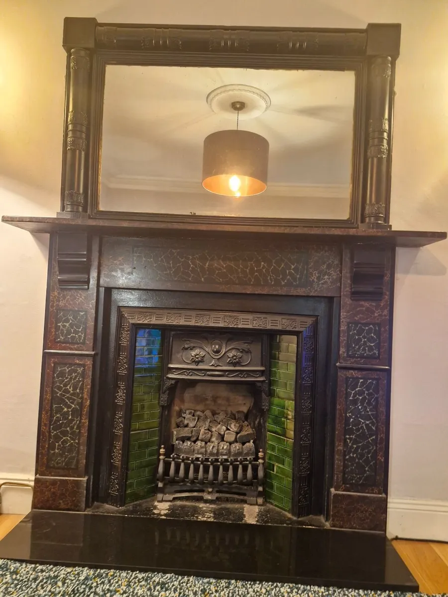 Victorian cast iron fireplace - Image 3