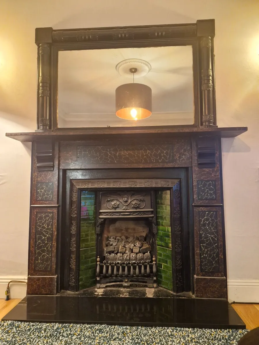 Victorian cast iron fireplace - Image 1