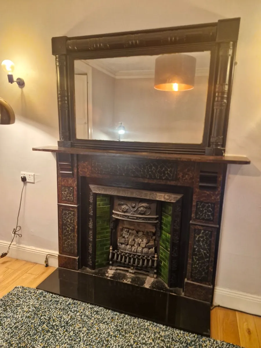 Victorian cast iron fireplace - Image 2