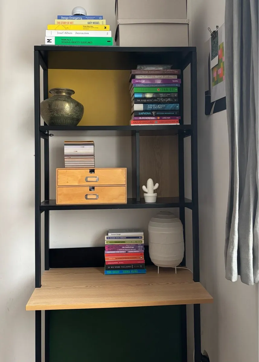 Shelving Unit With Desk Area - Image 2