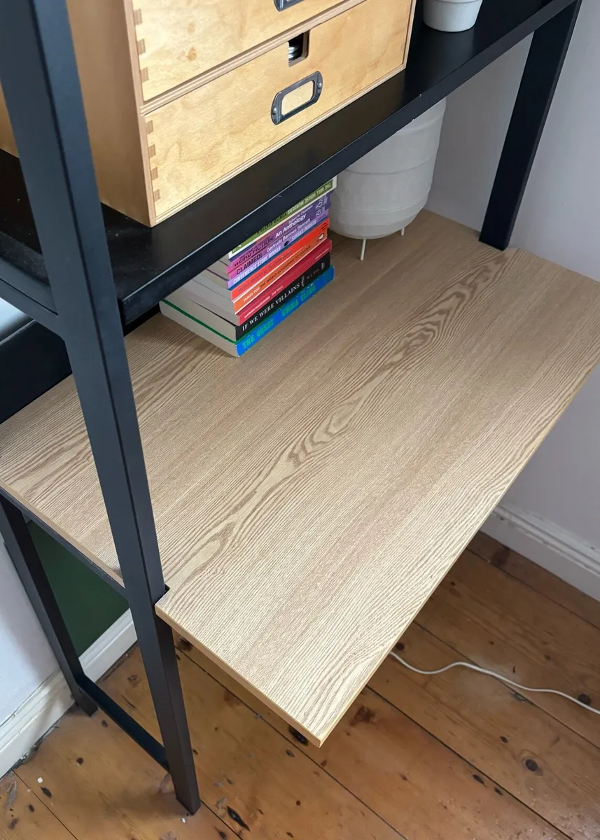 Shelving Unit With Desk Area - Image 3