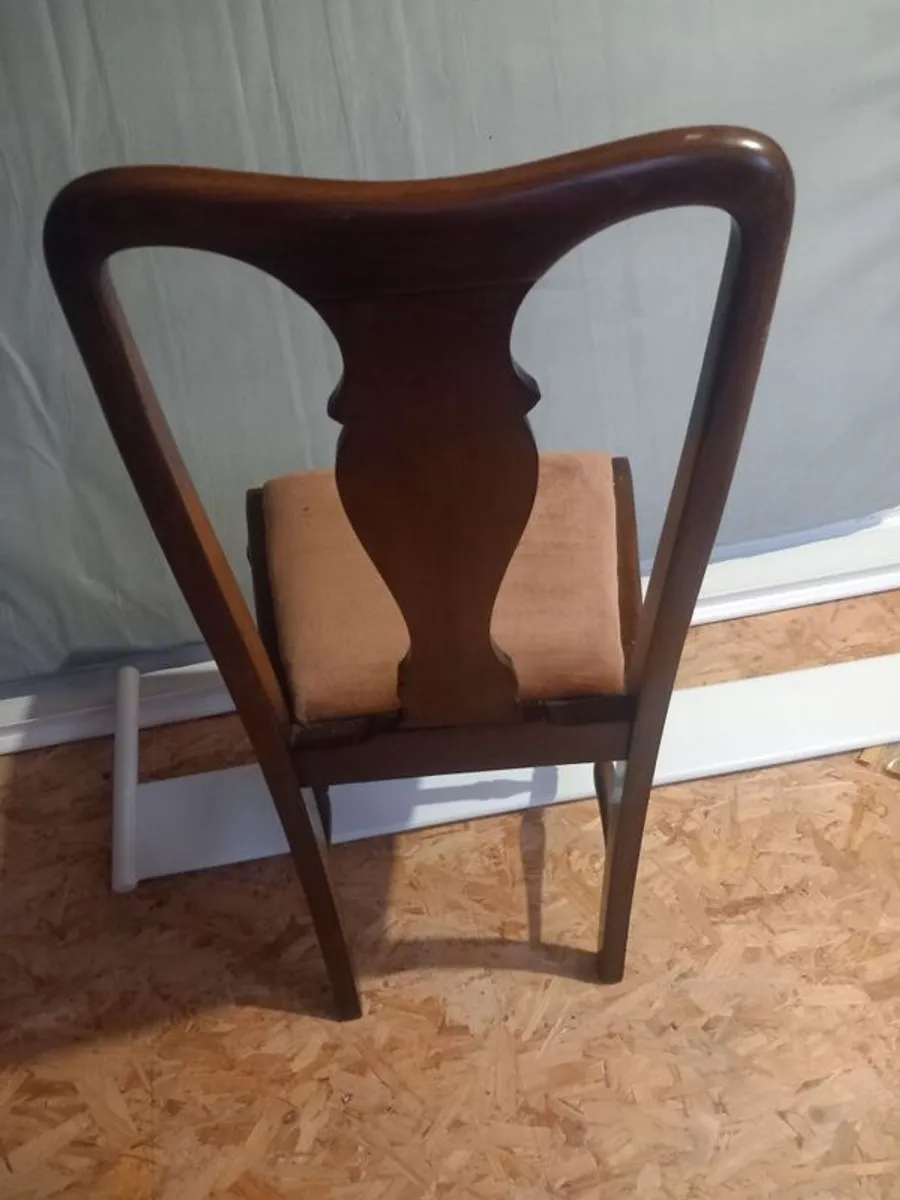 6  wooden chairs - Image 4