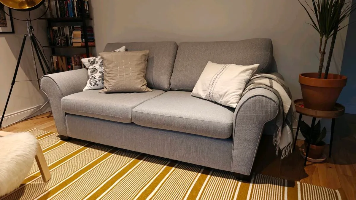 DFS Owen formal back sofa 3 seater - Image 1