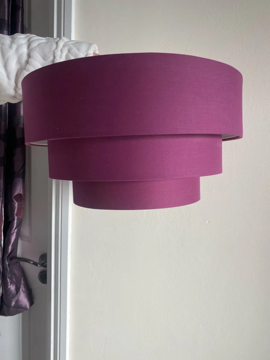 Lamp shade - purple - Image 1