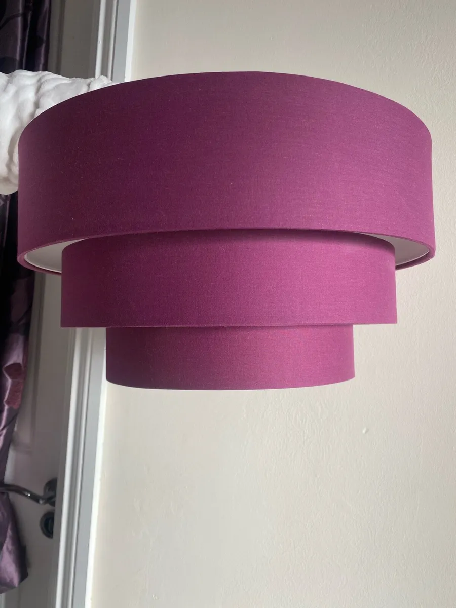 Lamp shade - purple - Image 3