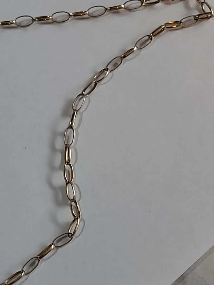 9ct gold chain hallmarked 375 - Image 3