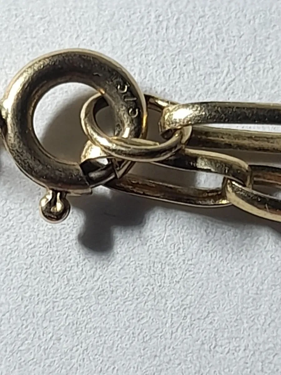 9ct gold chain hallmarked 375 - Image 4