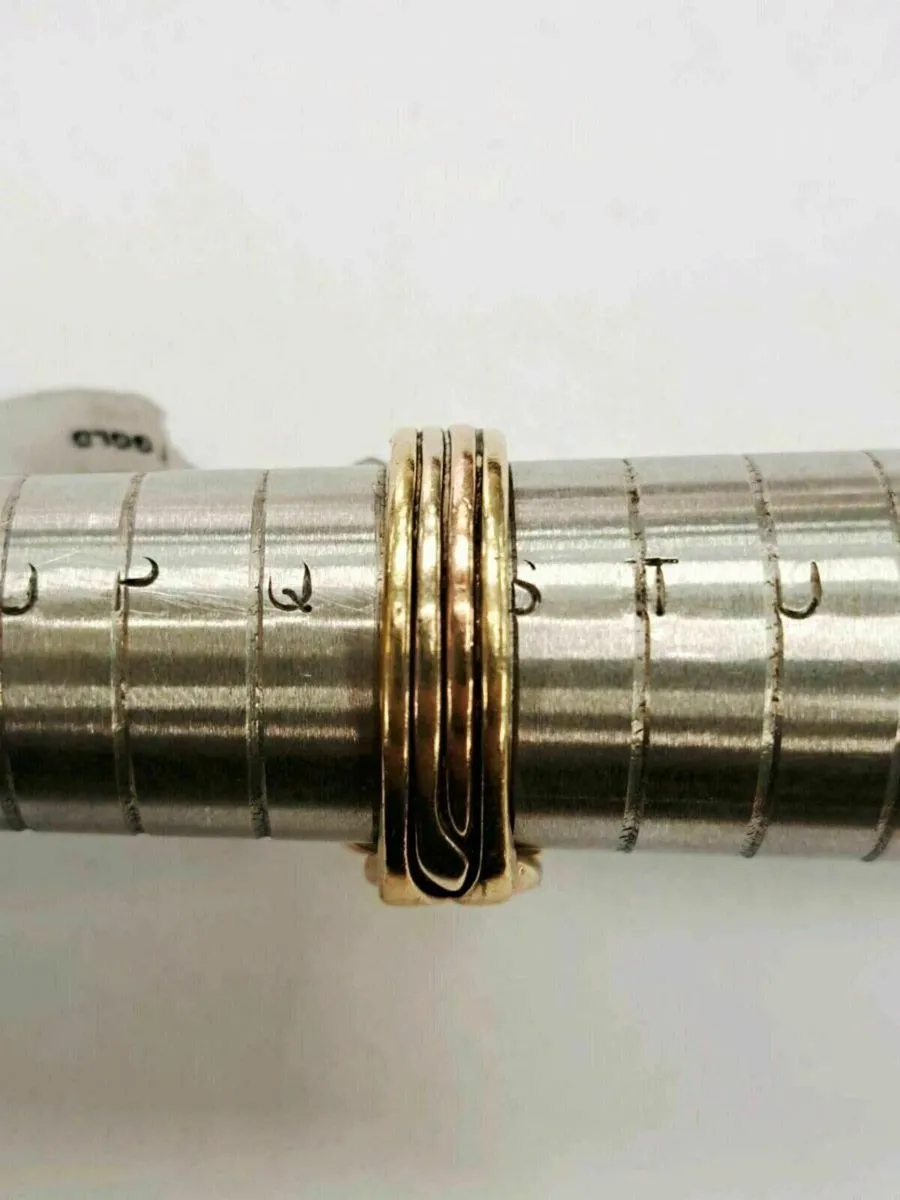 9K Gold Puzzle Ring 9CT - Image 3