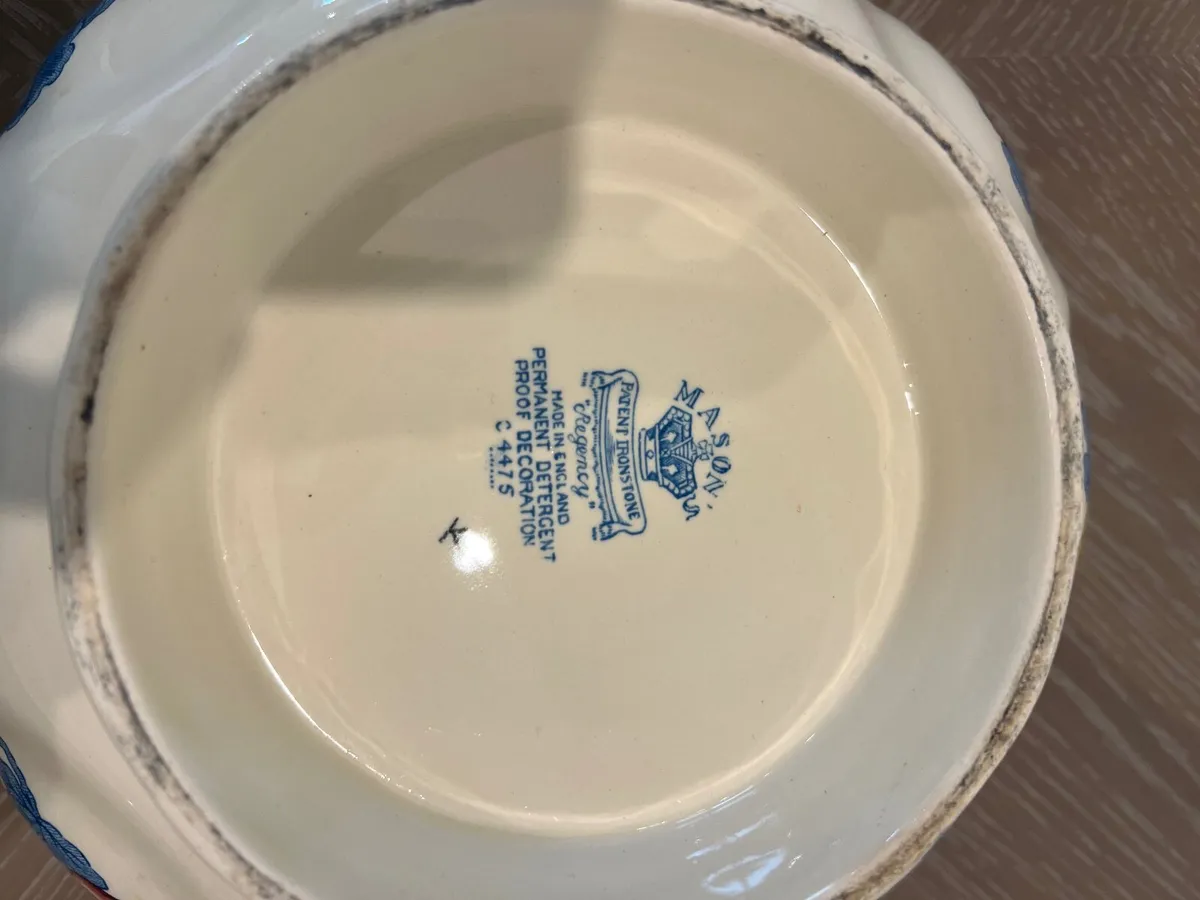 Mason’s Patent  Ironstone Set of 3 Bowls - Image 4