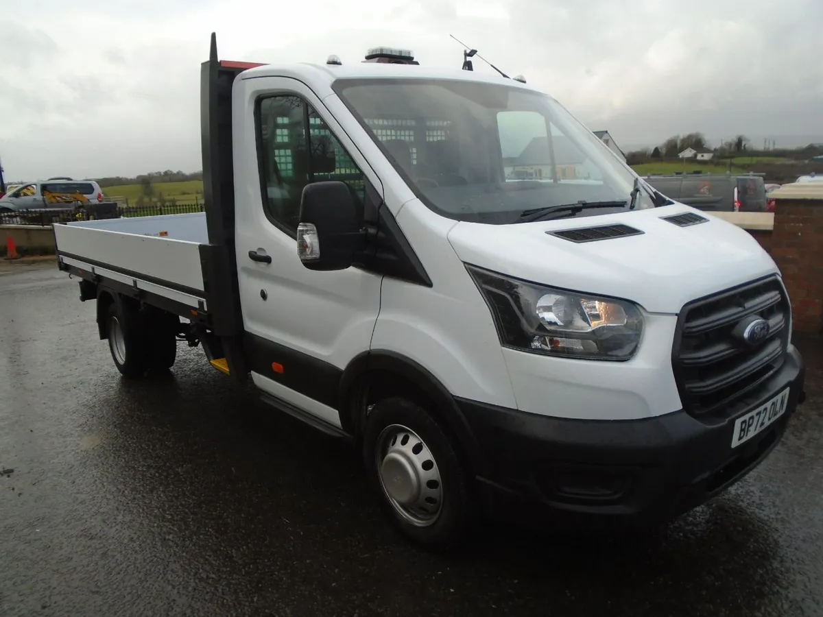 2023 Ford Transit 350 FORD 1 STOP ALLOY DROPSIDE. - Image 1