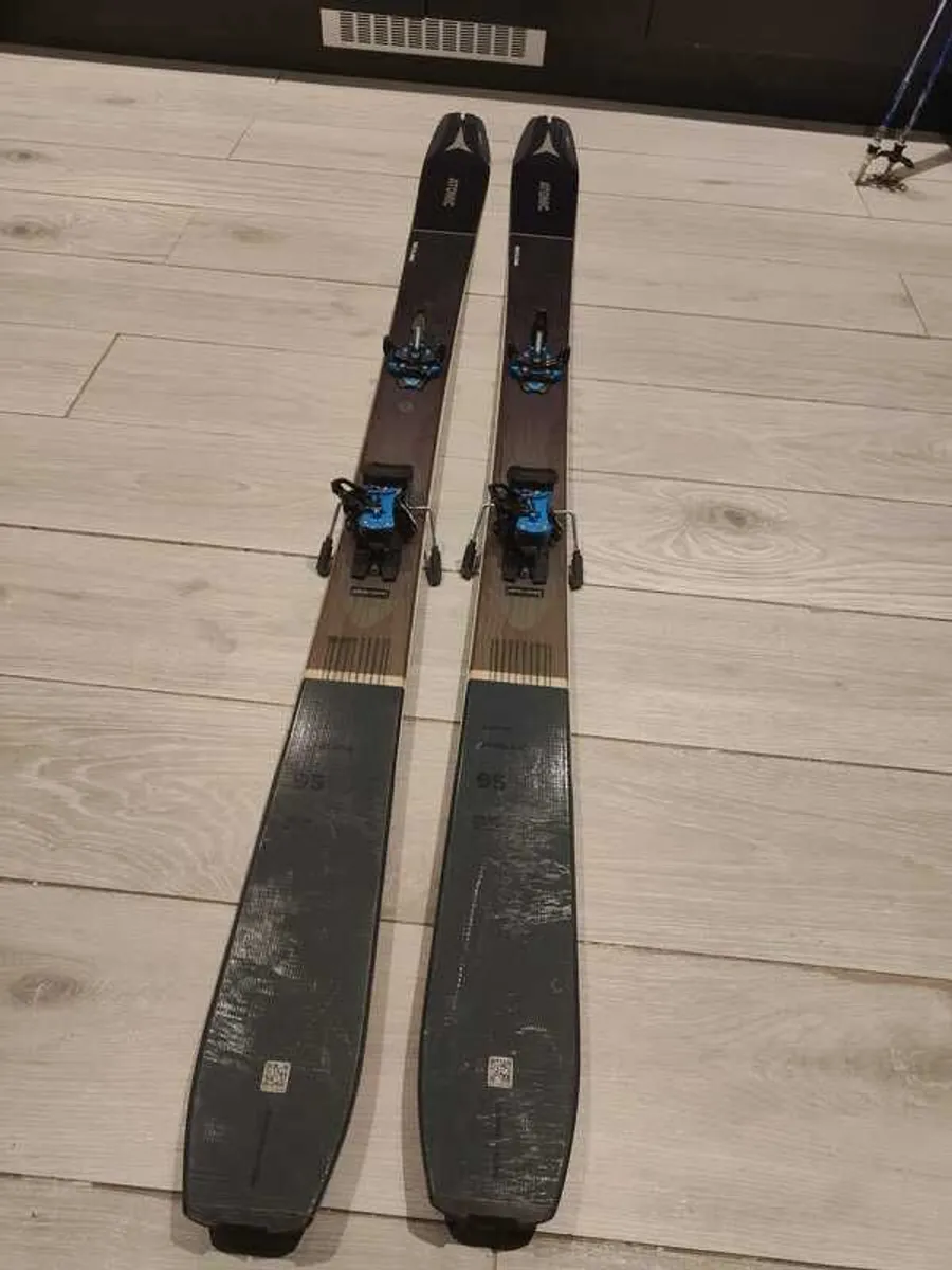 Atomic Backland 95 Skis 185cm  Touring  Backcountry Bindings Included - Image 4