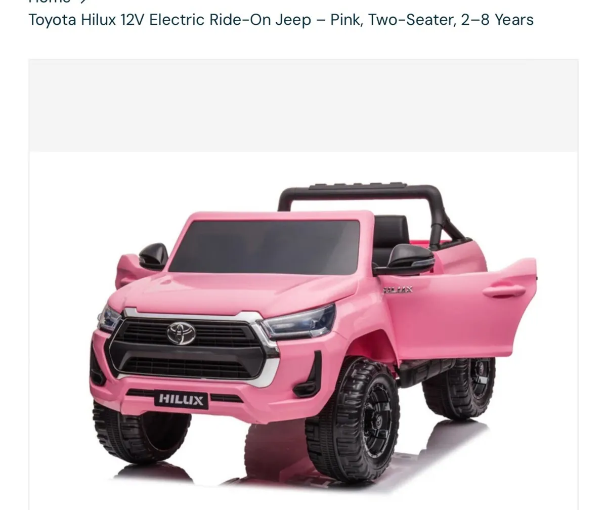 Battery Operated Toyota Hilux - Image 1