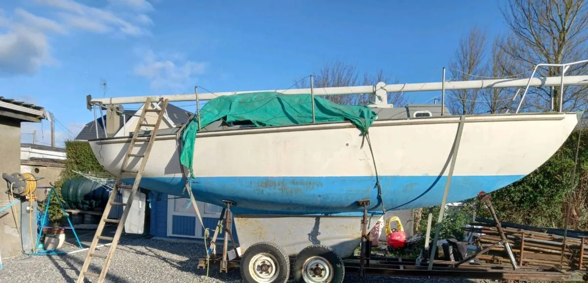 Trident 24 sailboat project