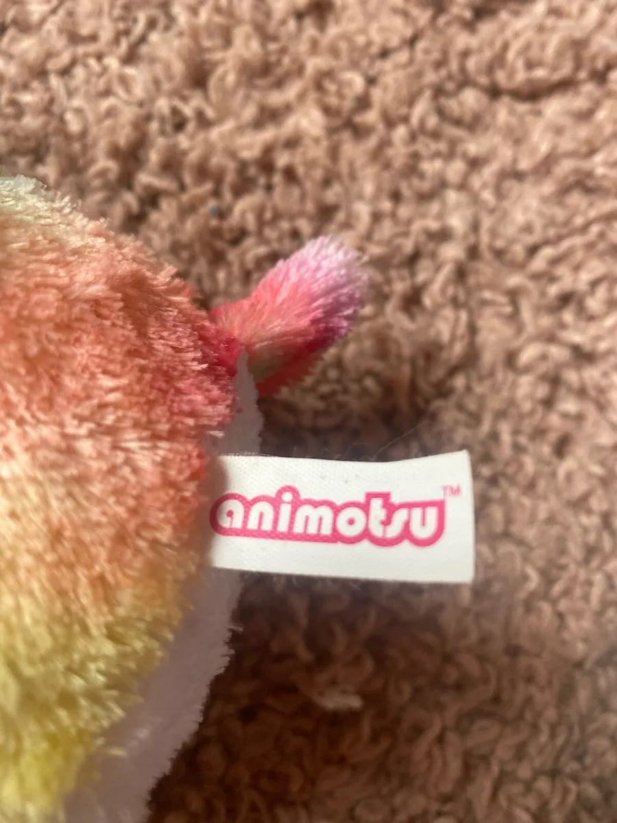 Super cute rainbow elephant teddy - Image 3