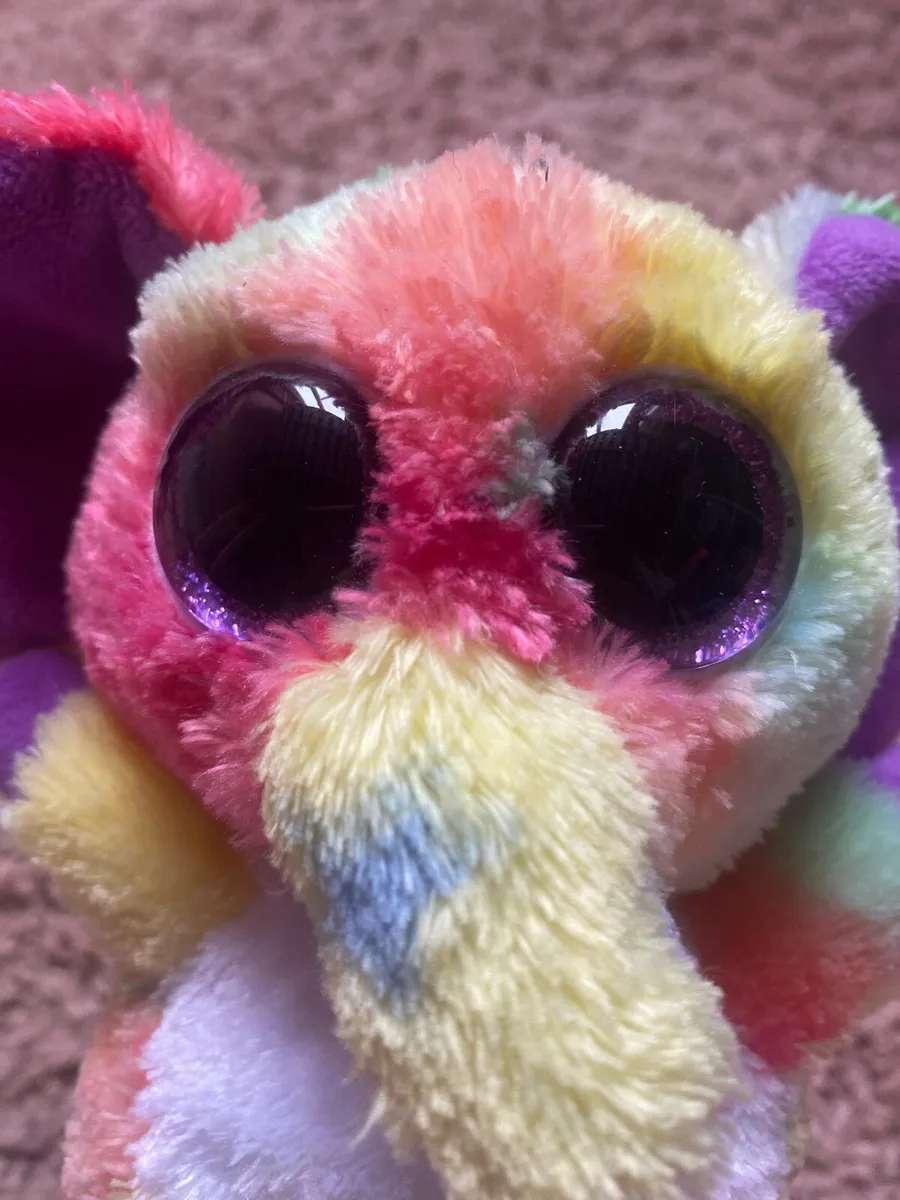 Super cute rainbow elephant teddy - Image 4