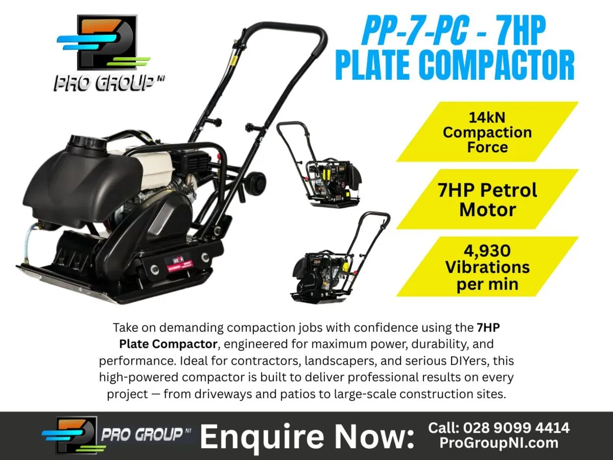 PP-7-PC - 7HP Plate Compactor - Image 1