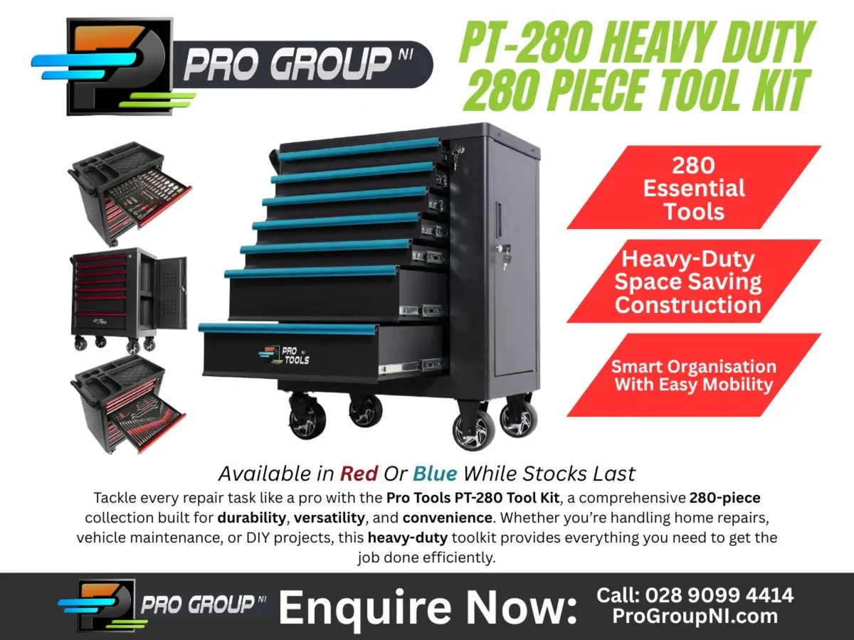 PT-280 - Heavy Duty 280 Piece Tool Kit - Image 1