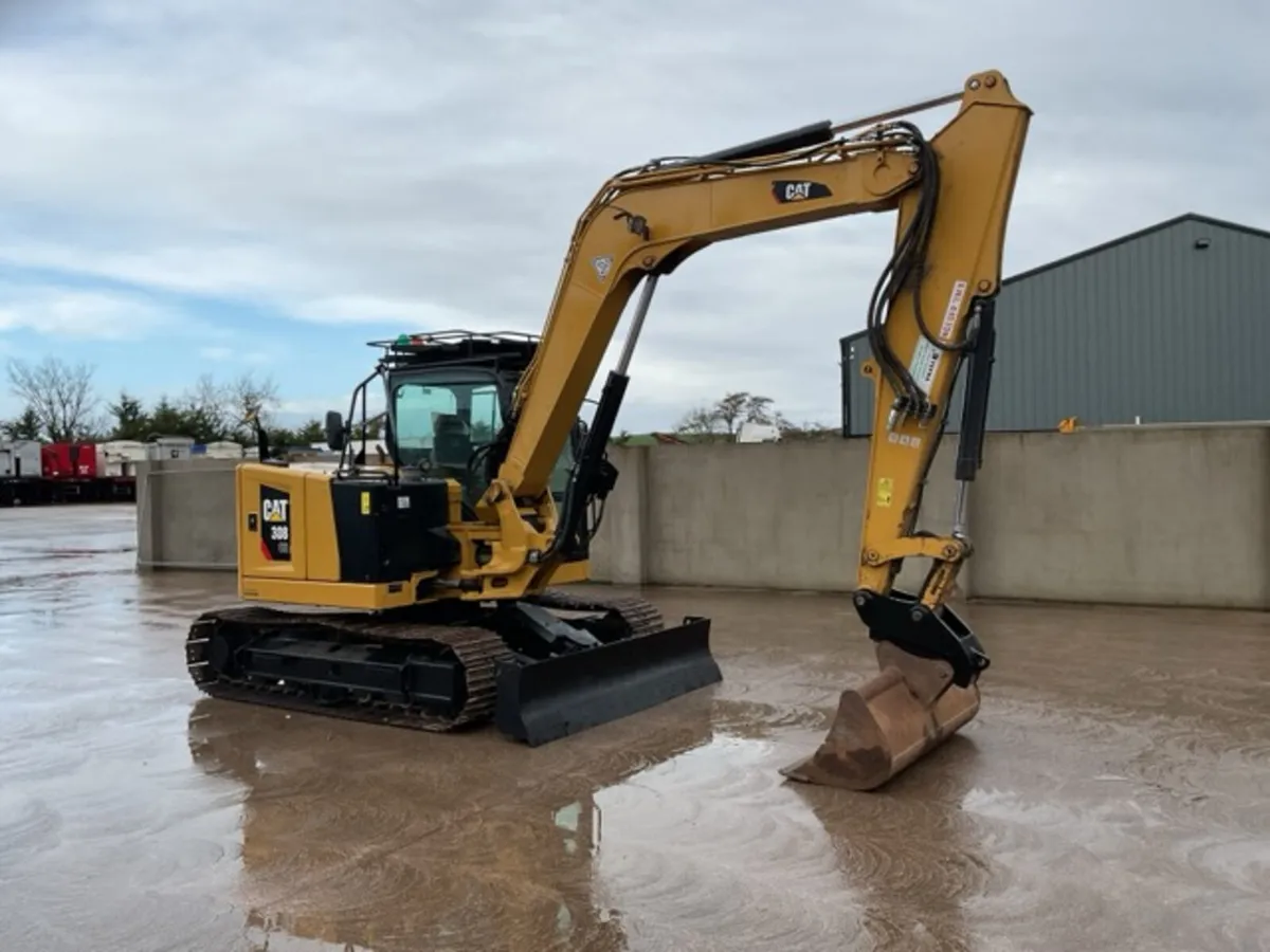 2020 CAT 308CR Tracked Mini Excavator - Image 1