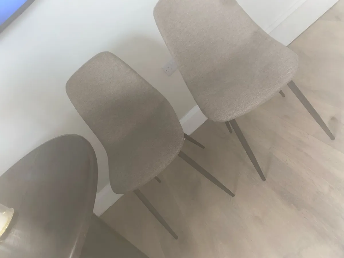 EZ LIVING dining table, coffee table & 4 chairs - Image 4