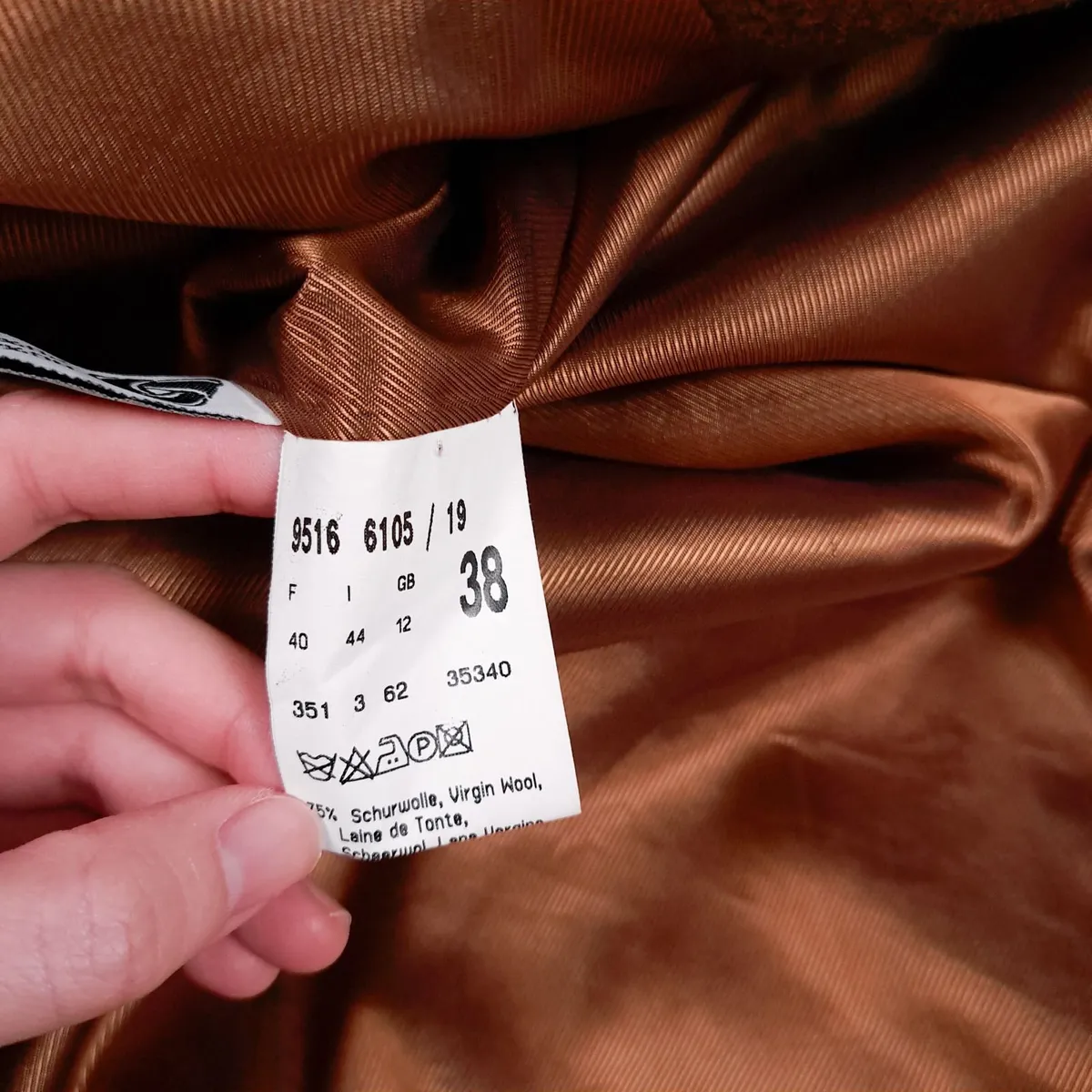 Gil Bret Camel Brown Wool Coat 12UK/40EU - Image 3