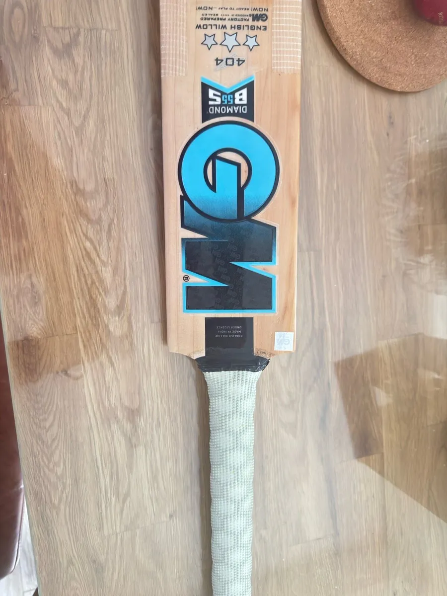 GM 404 English willow cricket bat - Image 1