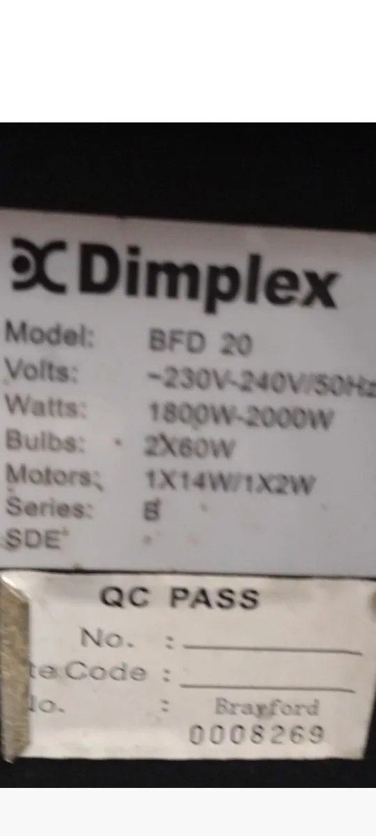 Heavy Dimplex electric stove heater - Image 3