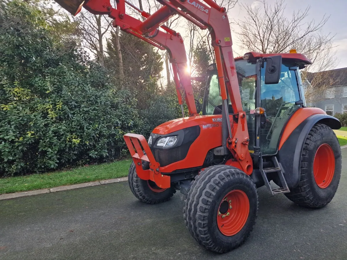 Kubota M6060 60hp Compact Tractor with Loader - Image 1