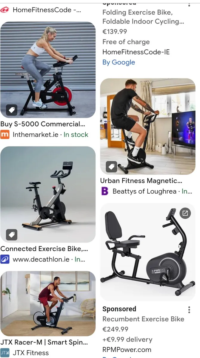 WANTED. Exercise bike for home use